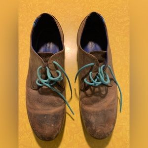 John Fluevog Radio Lace-up Foto Shoe, BRN SZ10